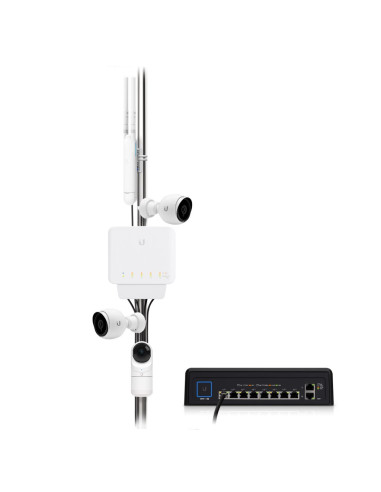 Ubiquiti Unifi Switch Flex (3-Pack) Zarządzany L2 Gigabit Ethernet (10/100/1000) Obsługa Poe Biały