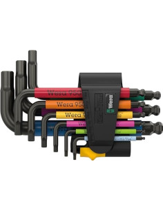 Zestaw Kluczy Trzpieniowych 950/9 Hex-Plus Multicolour 9Czr