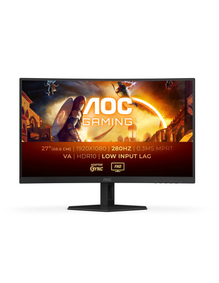 Aoc G4 C27G4Zxe Monitor Komputerowy 68,6 Cm (27") 1920 X 1080 Px Full Hd Led Czarny