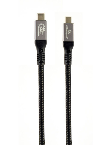 Gembird Ccbp-Usb4-Cmcm240-1.5M Kabel Usb 4 Typu C Power Delivery (Pd) Do Ładowania I Transmisji Danych, 40 Gb/S, 240 W, 1.5M