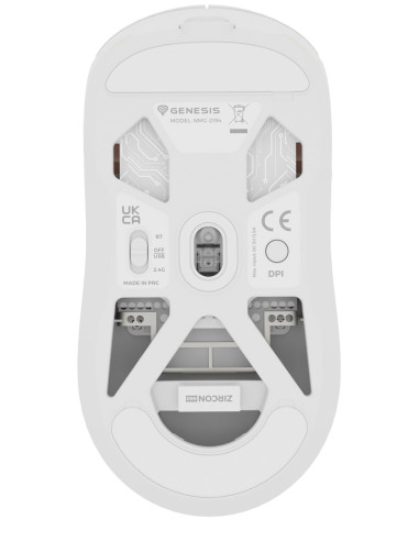 Genesis Nmg-2194 Myszka Gaming Oburęczny Bluetooth + Usb Type-C Optyczny 26000 Dpi