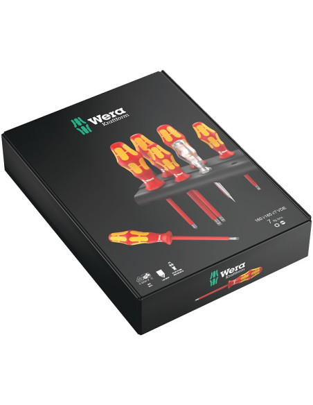 Zestaw Wkrętaków Kraftform Seria 100+Tester Fazy+Wieszak