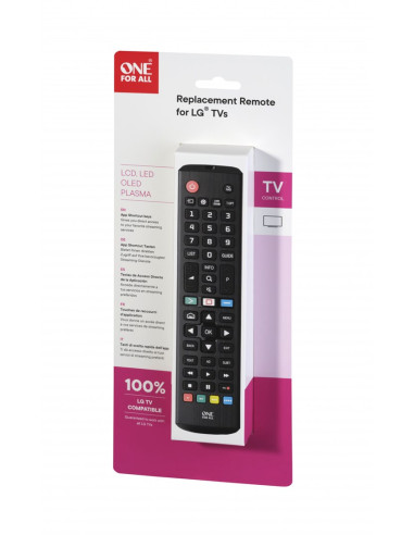 One For All Tv Replacement Remotes Urc4911 Pilot Podczerwień Naciśnij Przyciski