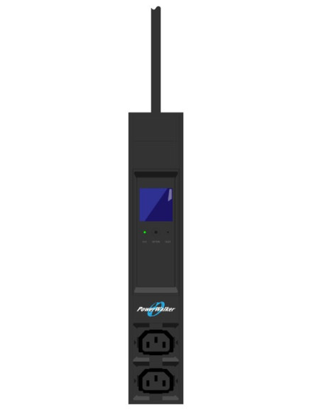 Powerwalker 10133027 Rozdzielacz Zasilania Pdu 16 X Gniazdo Sieciowe 0U Czarny