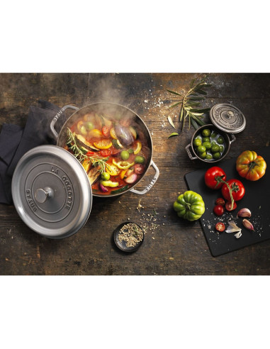 Zwilling Staub La Cocotte 6,7 L Okrągły Żeliwo Naczynie Do Pieczenia