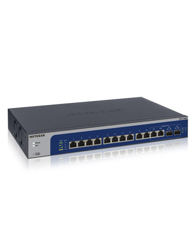 Netgear Xs512Em Zarządzany L2 10G Ethernet (100/1000/10000) 1U Niebieski, Szary