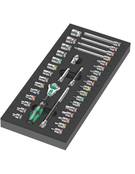 Wkładka Piankowa Zyklop 1/4'' 8000 A, Set 1, 37Cz.
