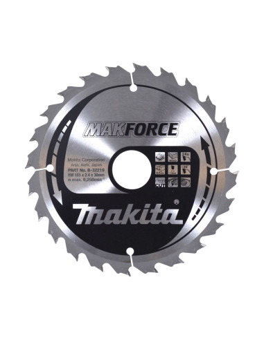 Makita B-32219 Ostrze Do Piły Tarczowej 16,5 Cm 1 Szt.