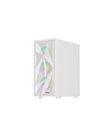Obudowa Genesis Diaxid 605 Argb Midi Tower Z Oknem Usb-C Biała