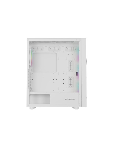 Obudowa Genesis Diaxid 605 Argb Midi Tower Z Oknem Usb-C Biała