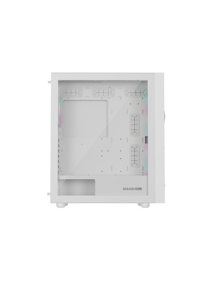 Obudowa Genesis Diaxid 605 Argb Midi Tower Z Oknem Usb-C Biała