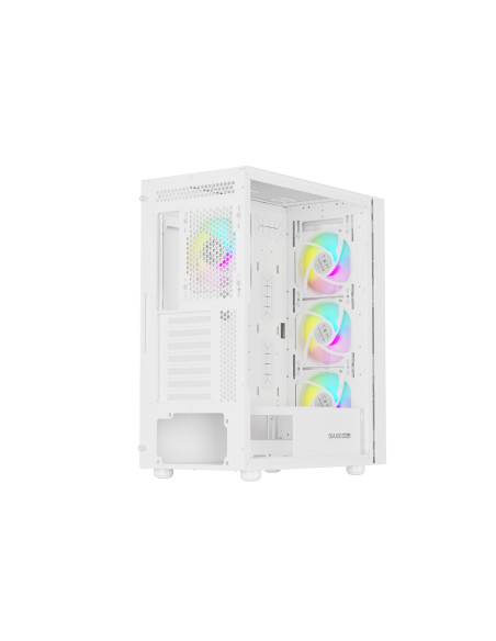 Obudowa Genesis Diaxid 605 Argb Midi Tower Z Oknem Usb-C Biała