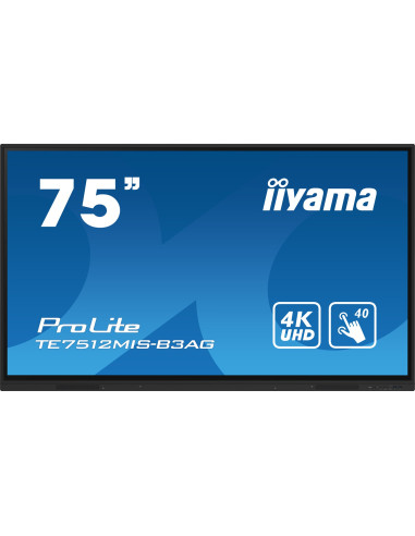 Monitor Te7512Mis-B3Ag 75'' Uhd/Uhd Ips 400Cd/M2 3840X2160 Hdmi