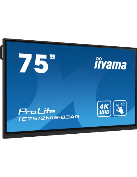 Monitor Te7512Mis-B3Ag 75'' Uhd/Uhd Ips 400Cd/M2 3840X2160 Hdmi