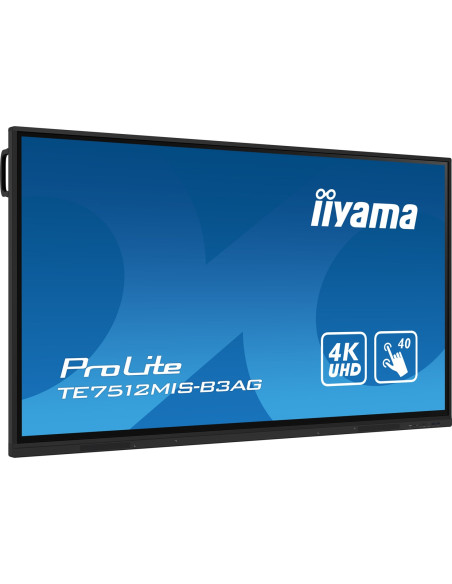 Monitor Te7512Mis-B3Ag 75'' Uhd/Uhd Ips 400Cd/M2 3840X2160 Hdmi