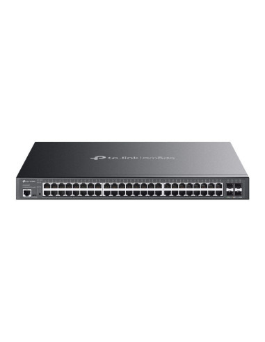 Tp-Link Omada Sg3452Xmpp Łącza Sieciowe Zarządzany L2+ Gigabit Ethernet (10/100/1000) Obsługa Poe 1U Czarny
