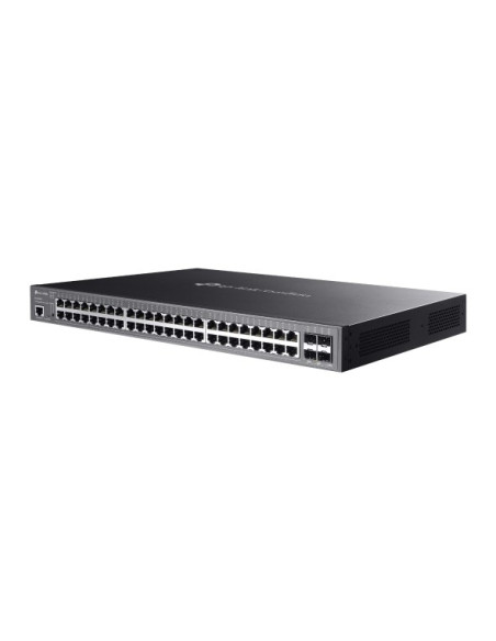 Tp-Link Omada Sg3452Xmpp Łącza Sieciowe Zarządzany L2+ Gigabit Ethernet (10/100/1000) Obsługa Poe 1U Czarny
