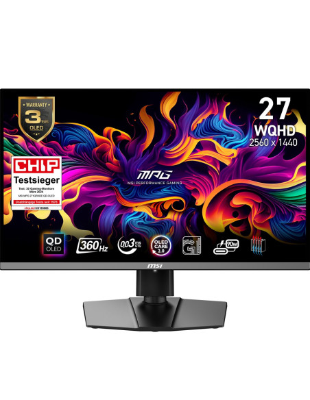 Monitor Msi Mpg 271Qrxde Qd-Oled 67Cm (26,5") Qhd 16:9 Dp/Hdmi/Usb-C Pd90W 360Hz