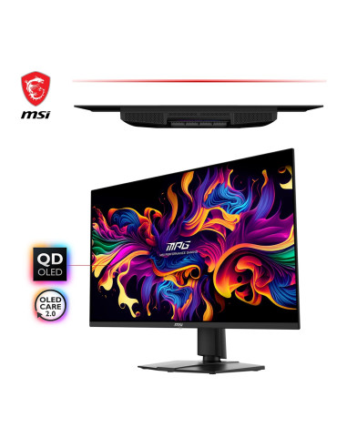 Monitor Msi Mpg 271Qrxde Qd-Oled 67Cm (26,5") Qhd 16:9 Dp/Hdmi/Usb-C Pd90W 360Hz