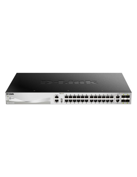 D-Link Dgs-3130-30Ts/E Łącza Sieciowe Zarządzany L3 Gigabit Ethernet (10/100/1000) Szary
