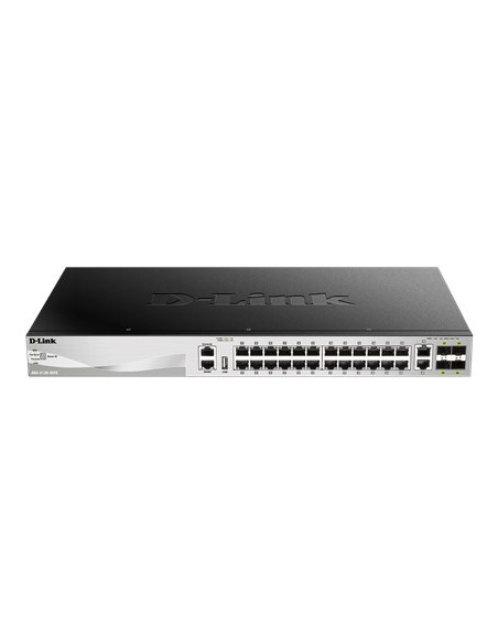 D-Link Dgs-3130-30Ts/E Łącza Sieciowe Zarządzany L3 Gigabit Ethernet (10/100/1000) Szary