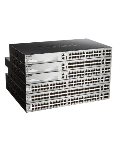 D-Link Dgs-3130-30Ts/E Łącza Sieciowe Zarządzany L3 Gigabit Ethernet (10/100/1000) Szary