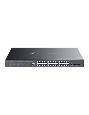 Tp-Link Omada Sg3428Xmpp Łącza Sieciowe Zarządzany L2+ Gigabit Ethernet (10/100/1000) Obsługa Poe 1U Czarny