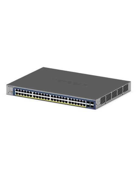 Netgear Gs752Txp Zarządzany L2/L3/L4 10G Ethernet (100/1000/10000) Obsługa Poe Czarny