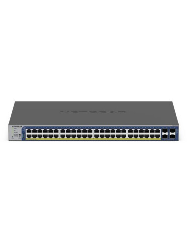 Netgear Gs752Txp Zarządzany L2/L3/L4 10G Ethernet (100/1000/10000) Obsługa Poe Czarny