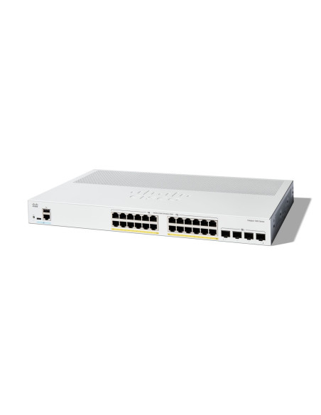 Cisco C1200-24P-4X Łącza Sieciowe Zarządzany L2/L3 Gigabit Ethernet (10/100/1000) Biały