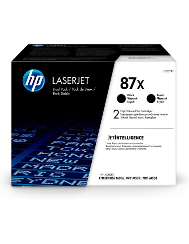 Hp 87X 2X Schwarz Laserjet Tonerpatrone