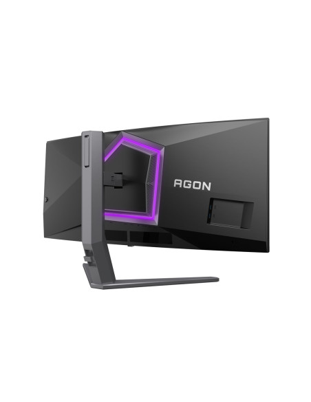 Aoc Agon Pro Ag346Ucd Monitor Komputerowy 86,4 Cm (34") 3440 X 1440 Px Wide Quad Hd Qd-Oled Czarny, Szary