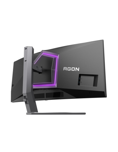 Aoc Agon Pro Ag346Ucd Monitor Komputerowy 86,4 Cm (34") 3440 X 1440 Px Wide Quad Hd Qd-Oled Czarny, Szary
