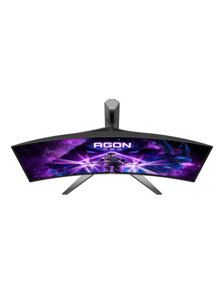 Aoc Agon Pro Ag346Ucd Monitor Komputerowy 86,4 Cm (34") 3440 X 1440 Px Wide Quad Hd Qd-Oled Czarny, Szary
