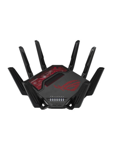 Asus Rog Rapture Gt-Be19000 Router Bezprzewodowy Multi-Gigabit Ethernet Trójpasmowy (2,4 Ghz / 5 Ghz / 6 Ghz) Czarny, Czerwony