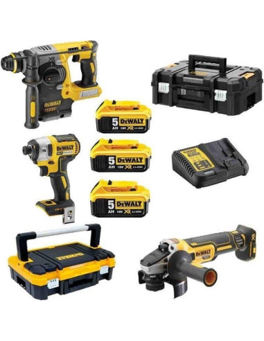 Zestaw Elektronarzędzi Combo Dewalt Dck305P3T (Dcf887+Dch273+Dcg405)