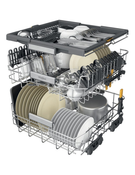 Zmywarka Whirlpool W7I Hf60 Tu Do Zabudowy 59.8 Cm, 15 Kompletów, 8 Programów, Klasa Energetyczna A, Czarna
