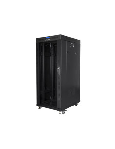 Lanberg Szafa Stojąca Rack 19" 27U 800X1000 Drzwi Szklane Lcd Czarna (Flat Pack) Ff01-8027-12Bl 2
