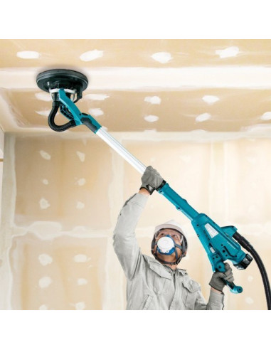 Makita Dsl801Zu Przenośna Szlifierka Szlifierka Do Suchej Zabudowy 1800 Rpm Czarny, Niebieski