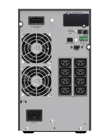 Powerwalker Vfi 2000 Ict Iot Podwójnej Konwersji (Online) 2 Kva 2000 W 8 X Gniazdo Sieciowe