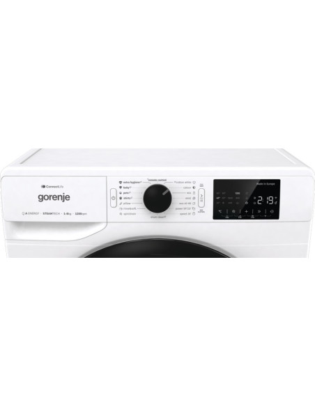 Pralka Gorenje Wpnei82A1Swifi Ładowność 8 Kg, 1200 Obrotów, Kolor Biały