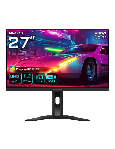Gigabyte M27Ua 68,6Cm (27") 4K Uhd Ss-Ips Gaming Monitor 16:9 Hdmi/Dp/Usb-C 160Hz 1Ms (Mprt)