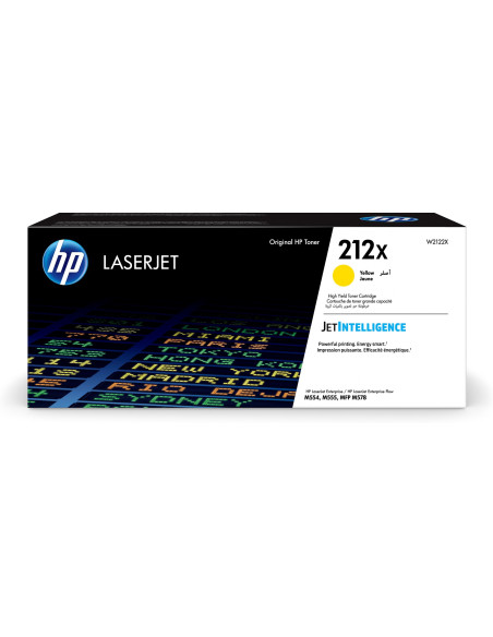Hp 212X Oryginalny Wkład Z Żółtym Tonerem Laserjet O Wysokiej Wydajności