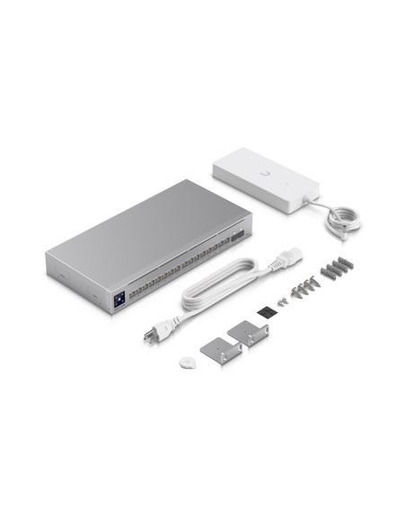 Ubiquiti Pro Max 16 Poe Zarządzany L3 Gigabit Ethernet (10/100/1000) Obsługa Poe Szary