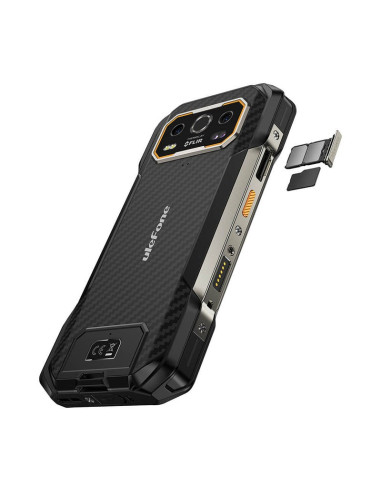 Ulefone Armor 27T 17,2 Cm (6.78") Hybrid Dual Sim Android 14 4G Usb Type-C 12 Gb 256 Gb 10600 Mah Czarny