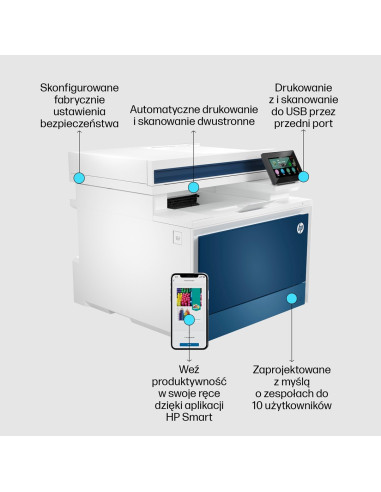 Hp Color Laserjet Pro Urządzenie Wielofunkcyjne 4302Fdn