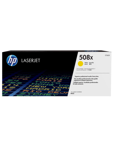 Hp 508X Oryginalny Wkład Laserowy O Dużej Pojemności, Żółty