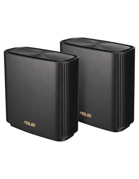 Asus Zenwifi Ax (Xt9) Ax7800 2Er Set Schwarz Tri-Band (2.4 Ghz/5 Ghz/5 Ghz) Wi-Fi 6 (802.11Ax) Czarny 4 Wewnętrzne