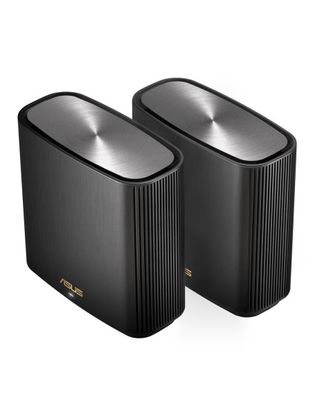 Asus Zenwifi Ax (Xt9) Ax7800 2Er Set Schwarz Tri-Band (2.4 Ghz/5 Ghz/5 Ghz) Wi-Fi 6 (802.11Ax) Czarny 4 Wewnętrzne