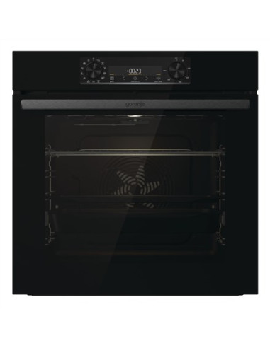 Piekarnik Gorenje Oven Bos6737E06Fbg 77 L, Multifunctional, Ecoclean, Mechanical, Steam Function, Height 59.5 Cm, Width 59.5 Cm,